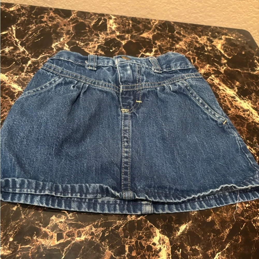 Vintage Osh Kosh Denim Skirt- Made in‎ USA